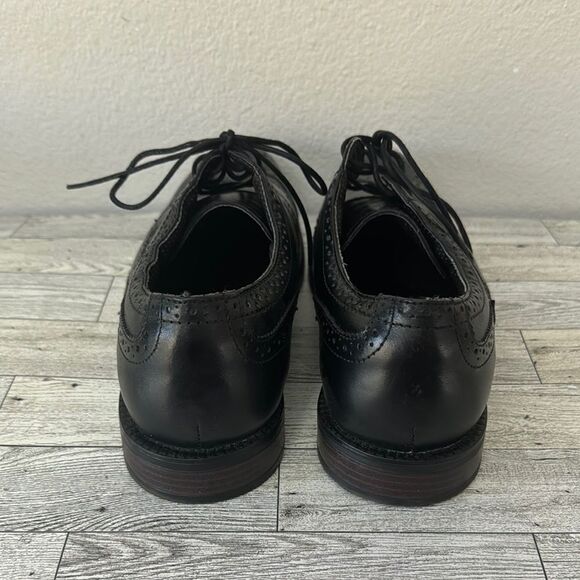 Chaps Black Leather Wingtip Shoes Size 11 NWT main image 4